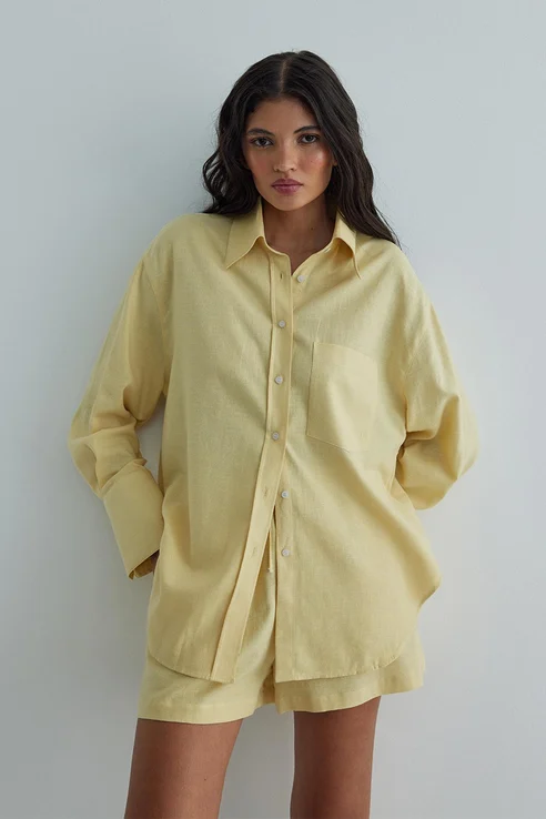 Mild Linen Basic Shirt